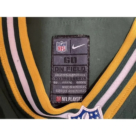 Aaron Rodgers Green Bay Packers NFL Jersey Nike On Field Stitched Size 60 - Picture 8 of 12